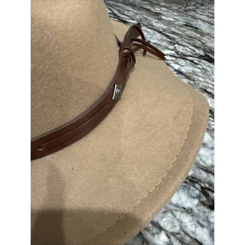Brown Western Fedora Hat for Men Casual Solid Classic One Size Adjustable
